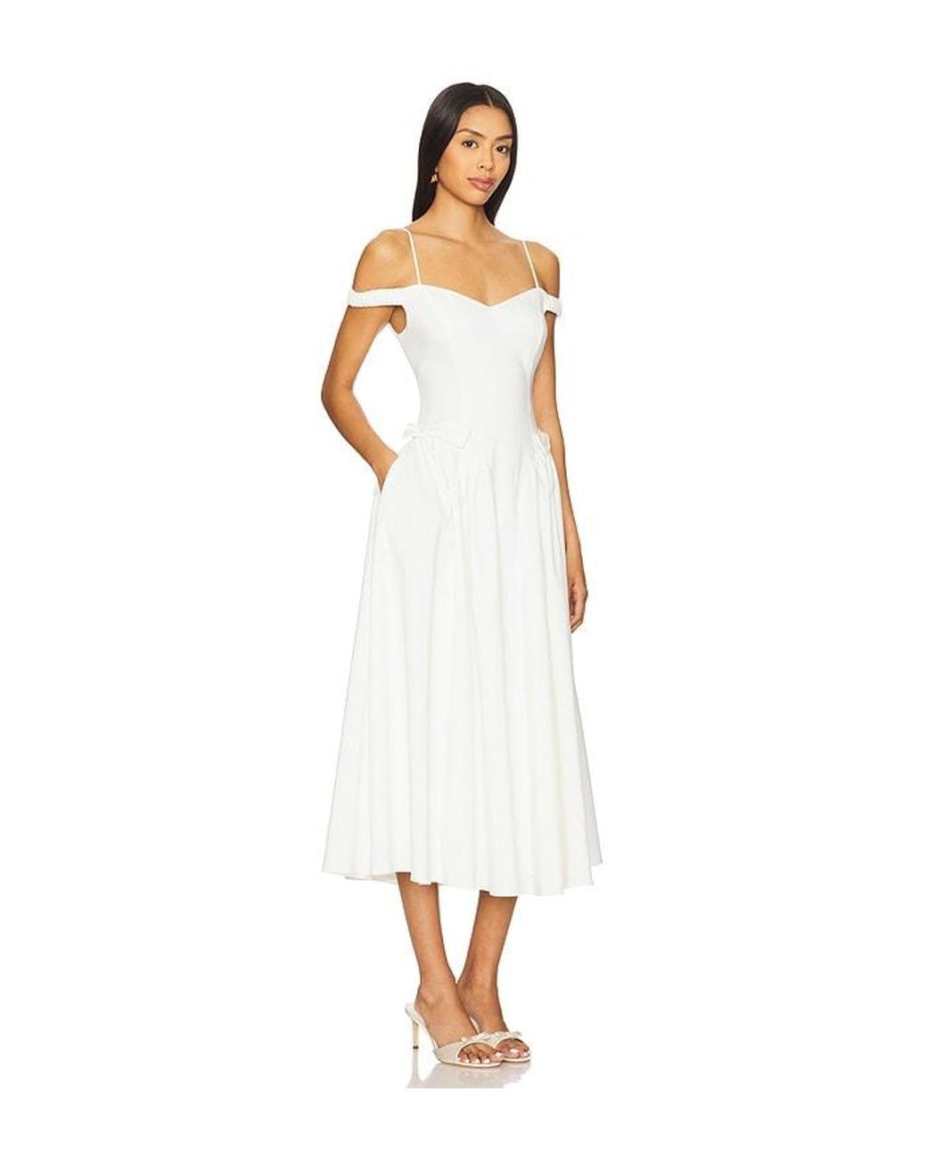Astr White Elvinia Dress
