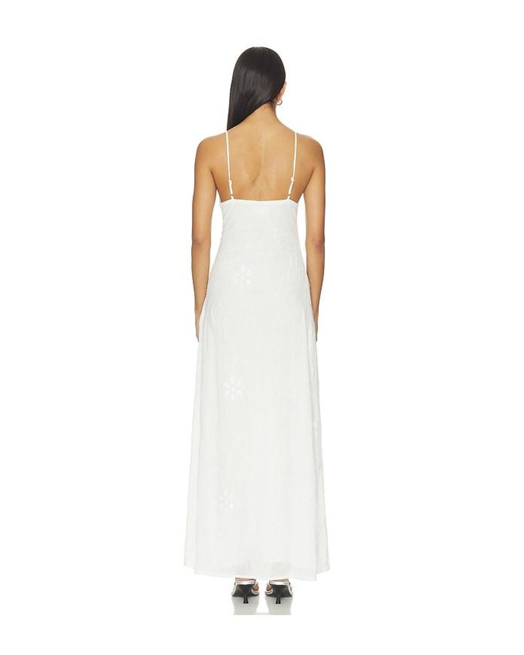 superdown White Xanthia Embellished Maxi Dress