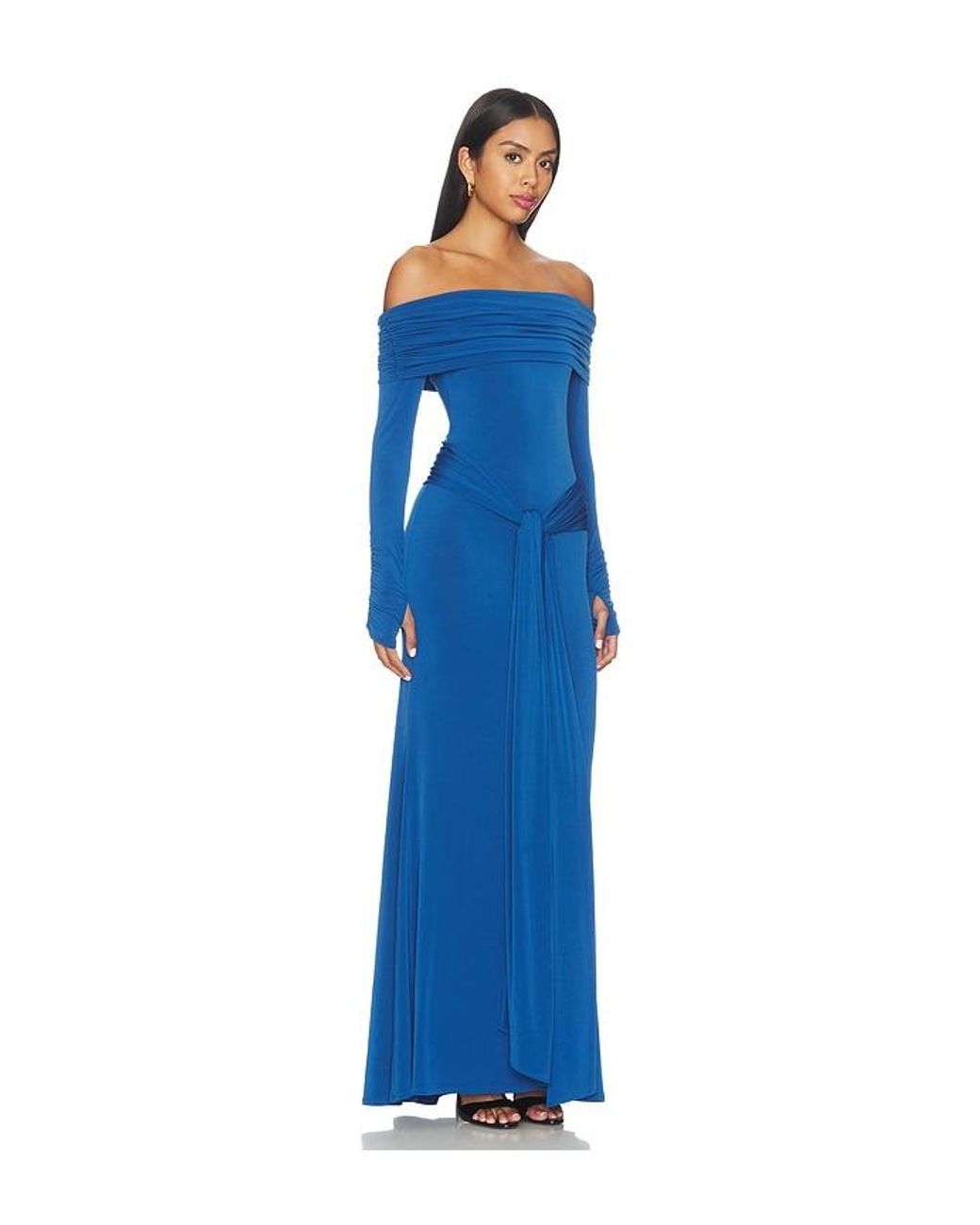 Show Me Your Mumu Blue Vanessa Maxi Dress