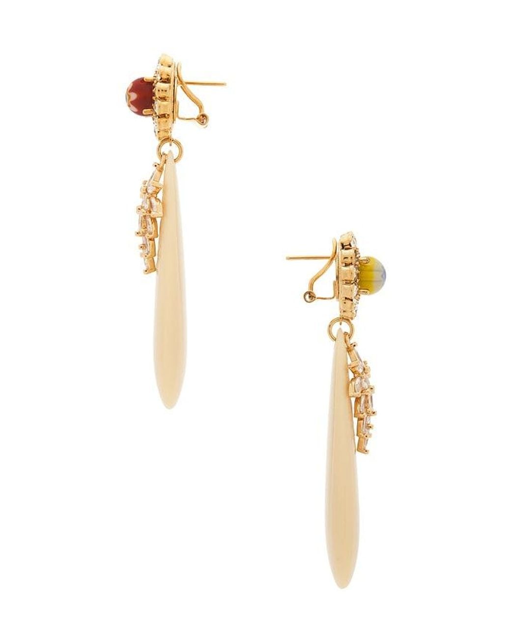 Anton Heunis Multicolor Drop Earrings