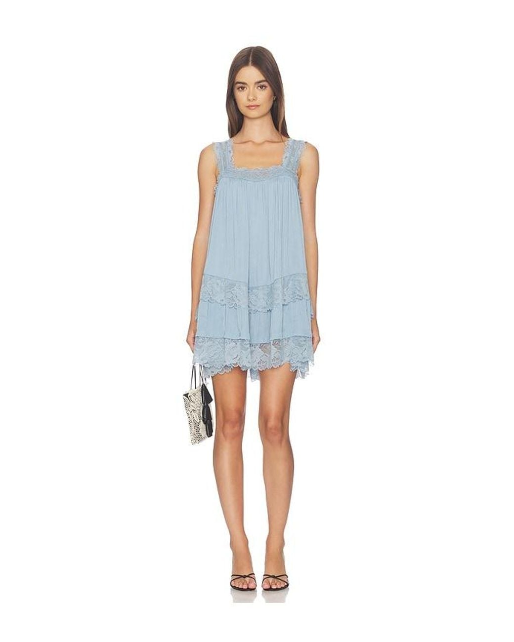Free People Blue X Intimately Fp Forever Yours Dress
