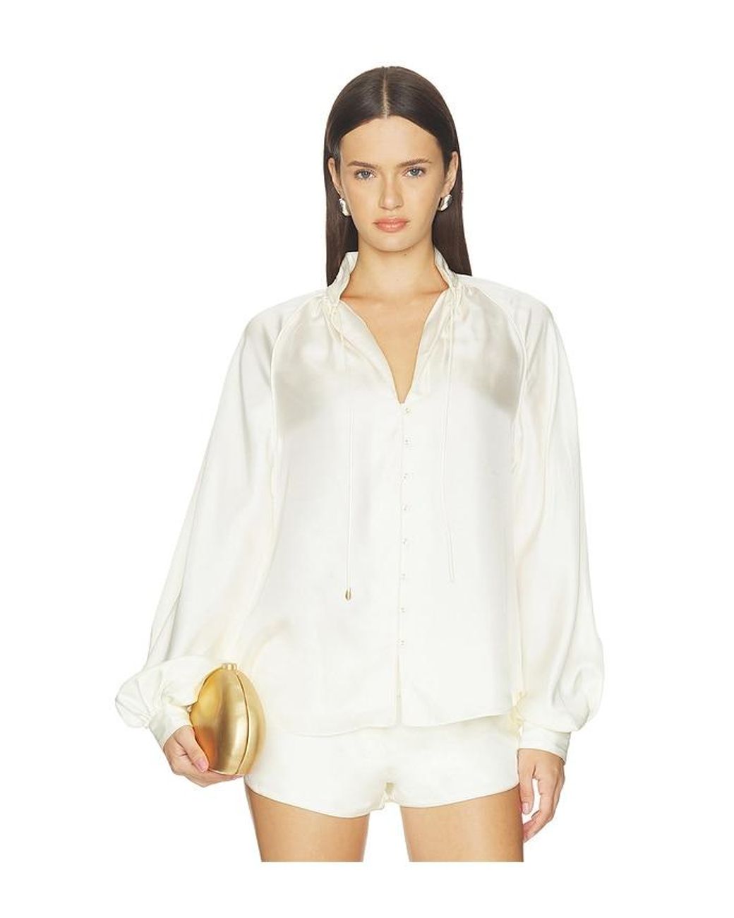 Cult Gaia White Lusia Top