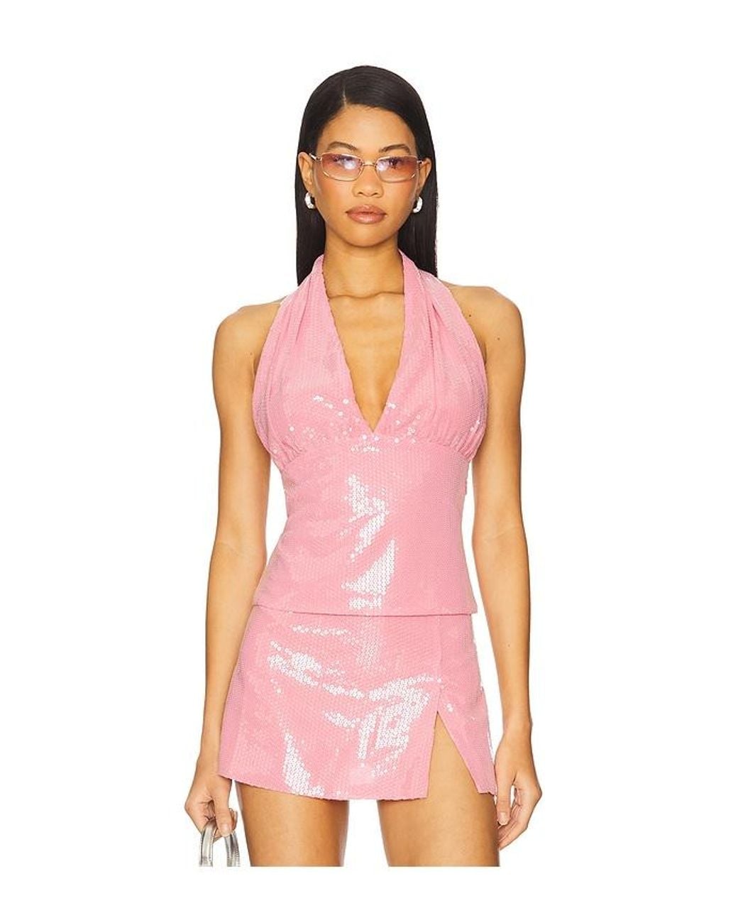 Miaou Pink Mathilde Top