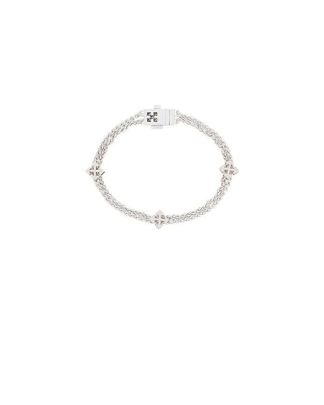 Off-White c/o Virgil Abloh Black Arrow Bracelet for men