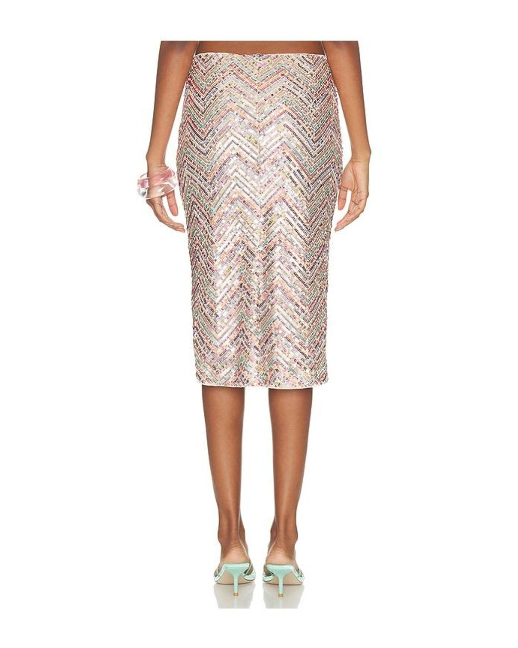 AFRM White Audino Skirt