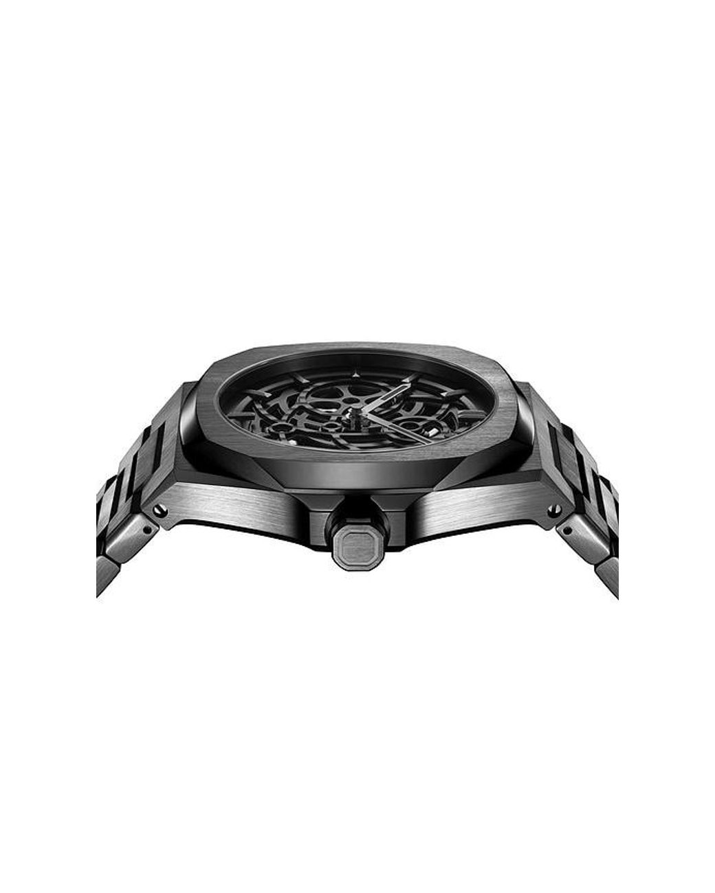 D1 Milano Uhr Skeleton in Black für Herren