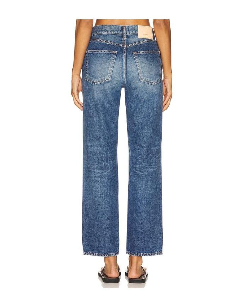 Moussy Blue Sunset Straight Jeans