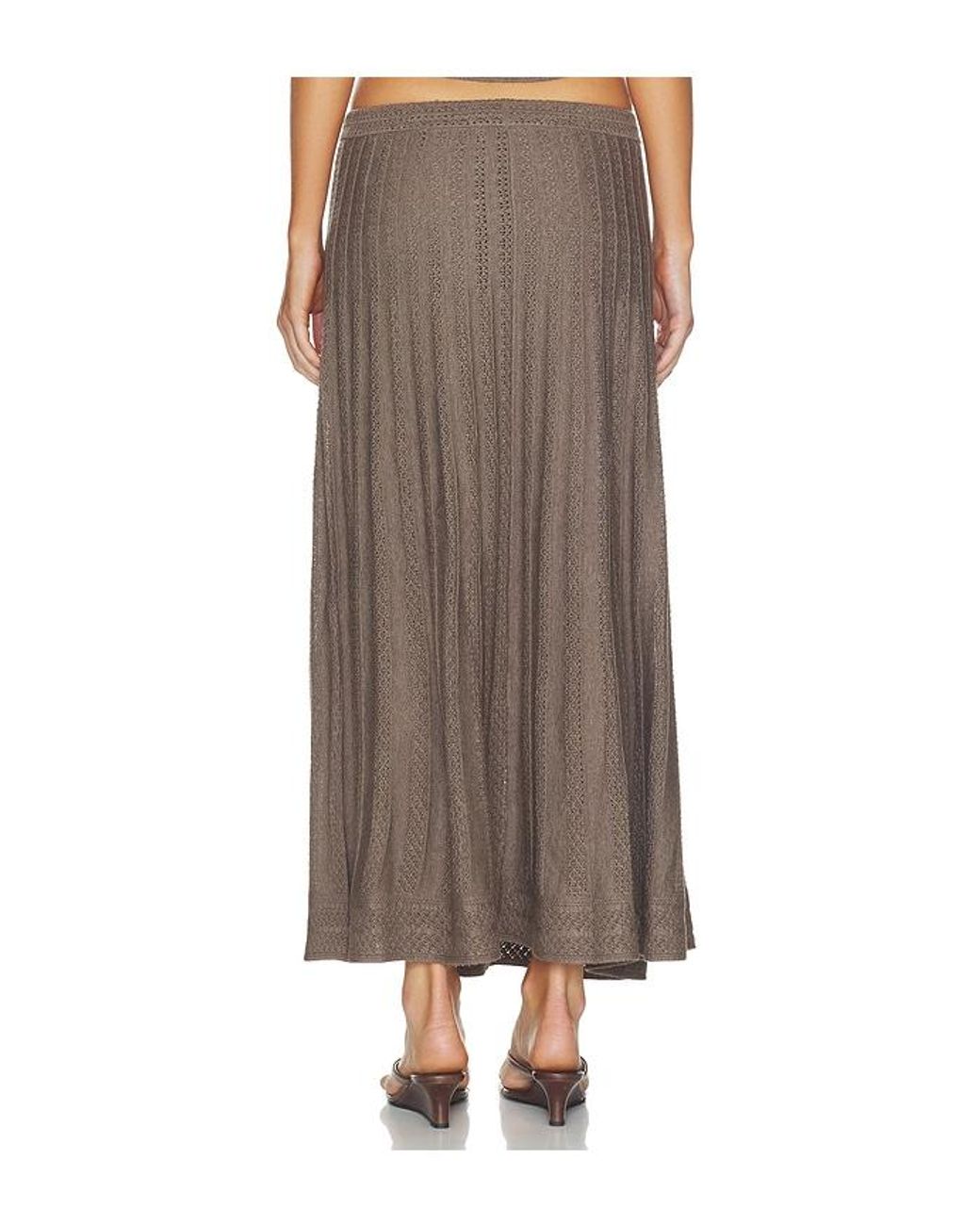 Ba&sh Brown Doha Skirt