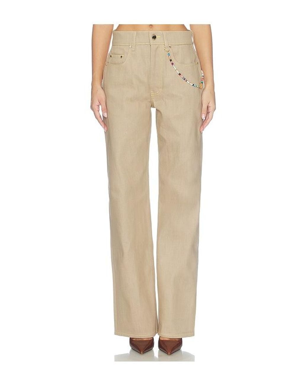 Casablanca Natural Desert Canvas Denim Jeans
