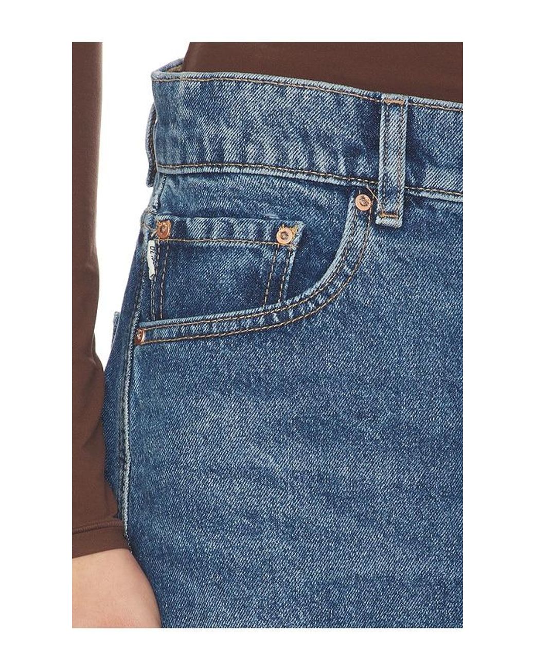 DL1961 Blue Taylor High Rise Relaxed Barrel Jeans
