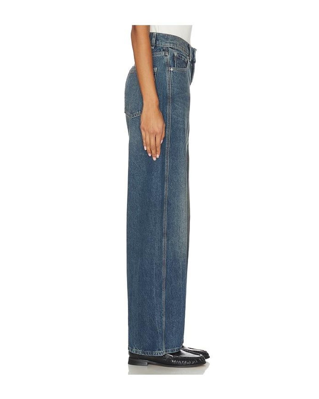 DL1961 Blue Taylor Ultra High Rise Barrel Jeans
