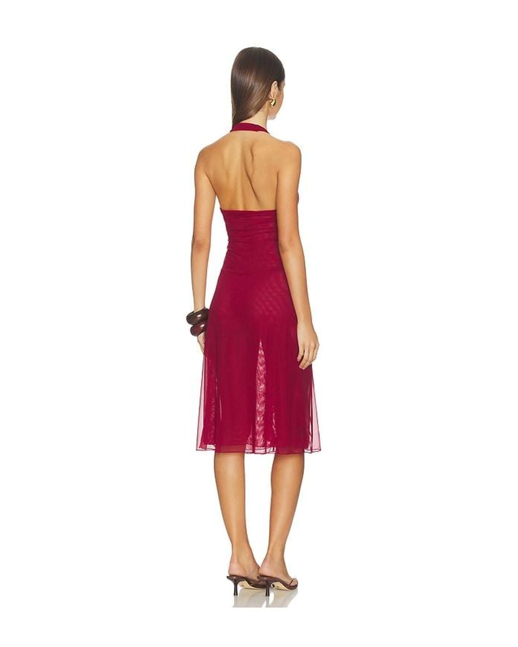 Tiger Mist Red Ash Dress