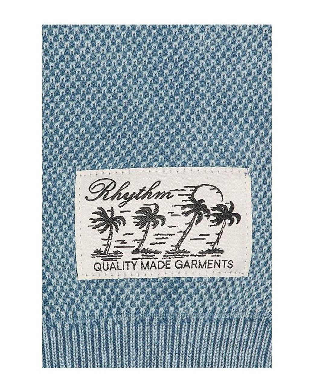 Rhythm Blue Polu Crew Knit Sweater for men