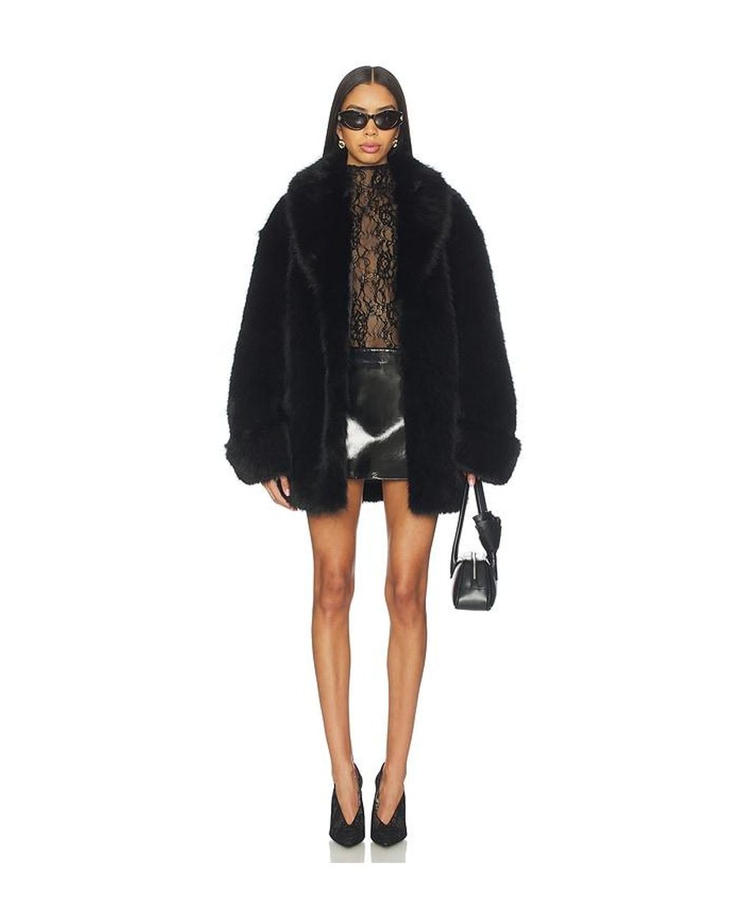 Lovers + Friends Black Demi Mini Skirt