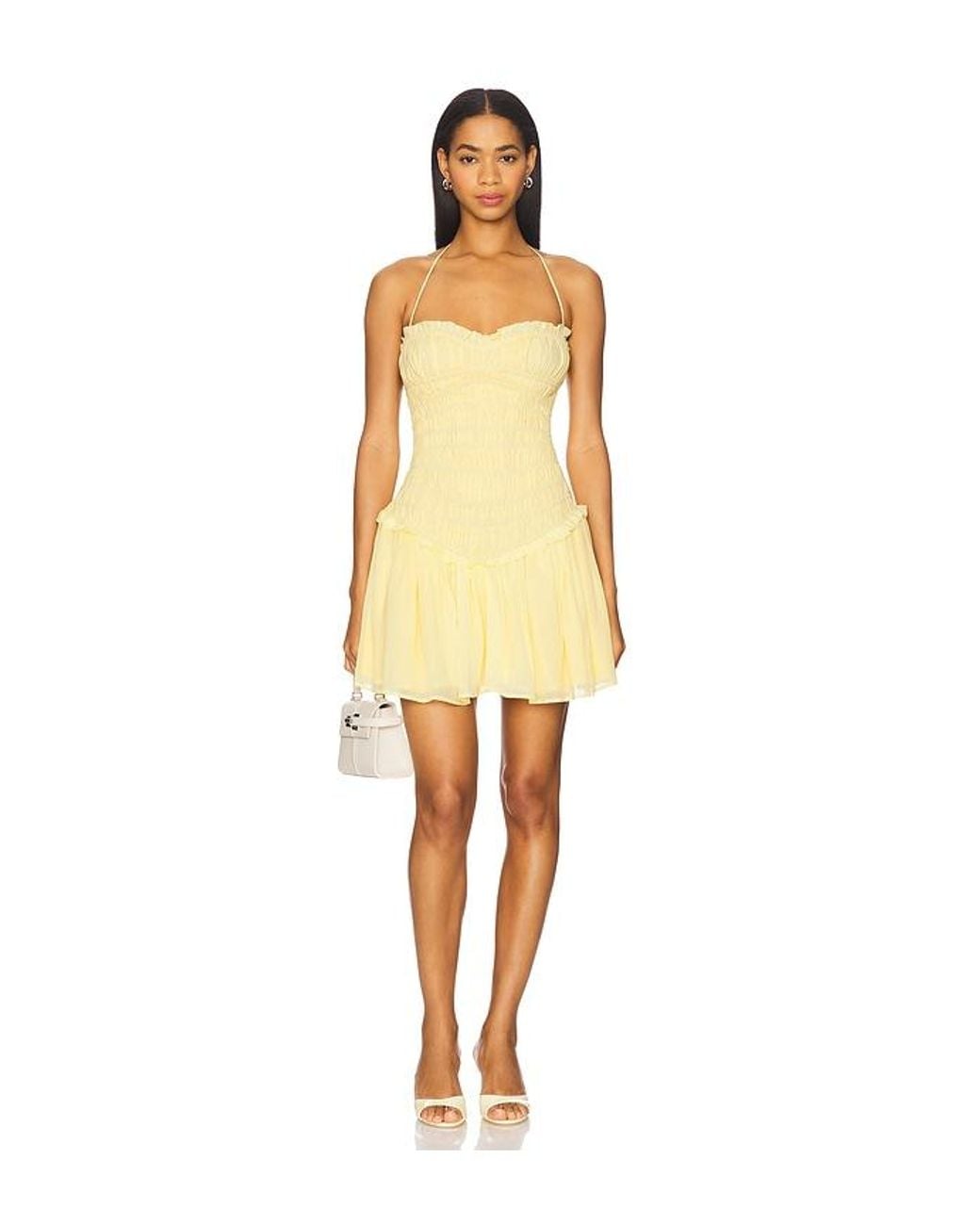 Lovers + Friends Natural Alessia Mini Dress