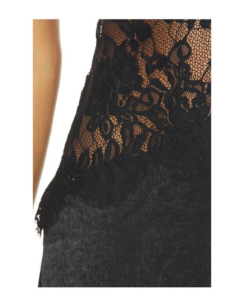 MORE TO COME Black Kimmie Mini Dress