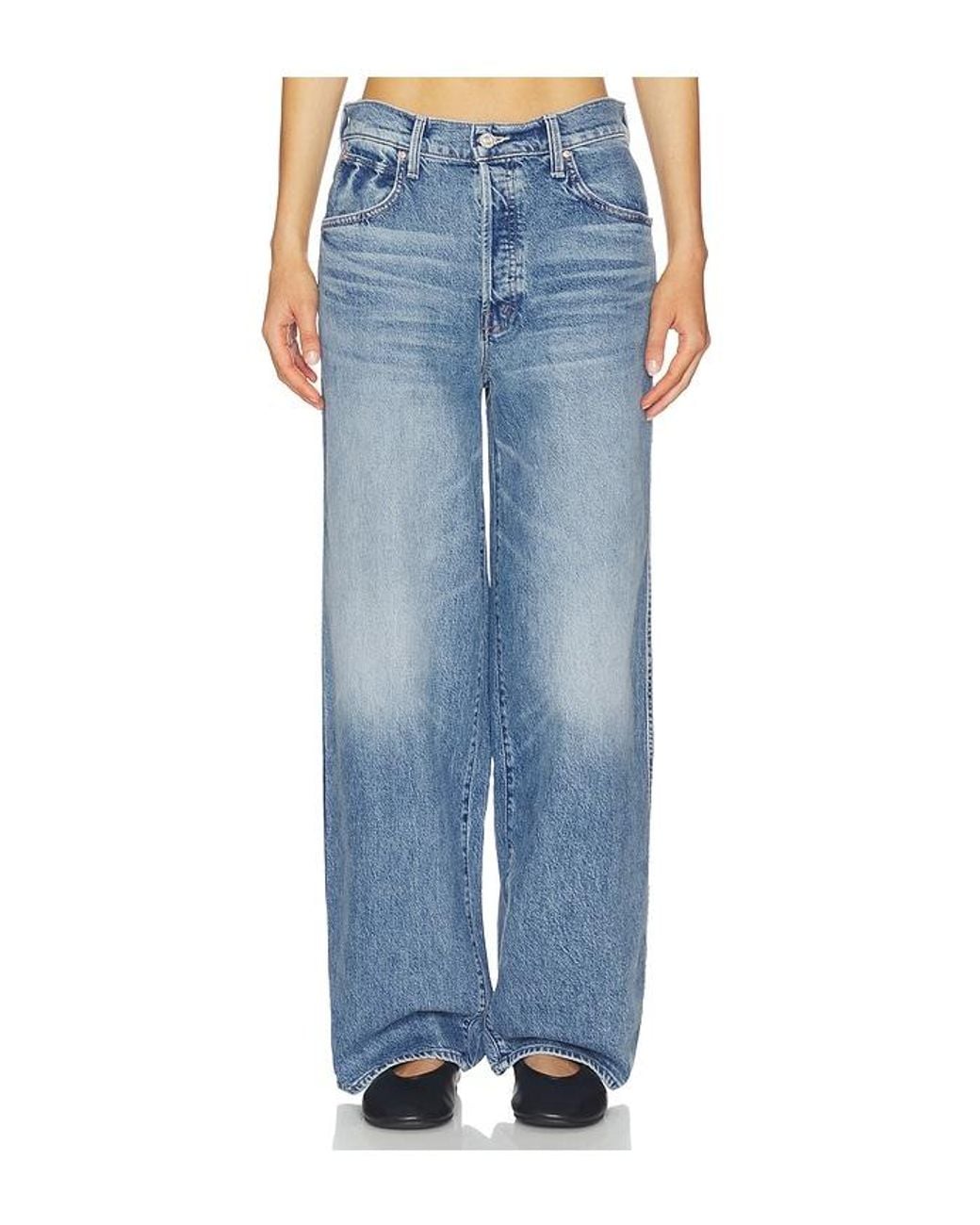 Mother Blue The Delinquent Button Nerdy Jeans