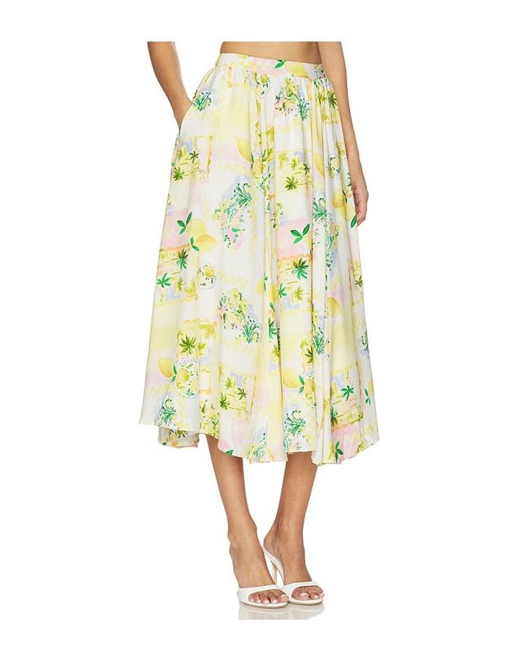 Astr Yellow Kaleigh Skirt