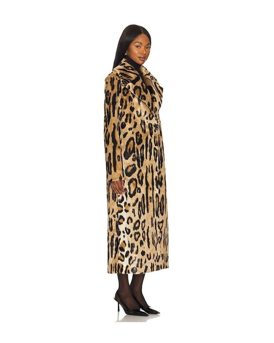 Show Me Your Mumu Multicolor Miss Cindy Faux Fur Overcoat