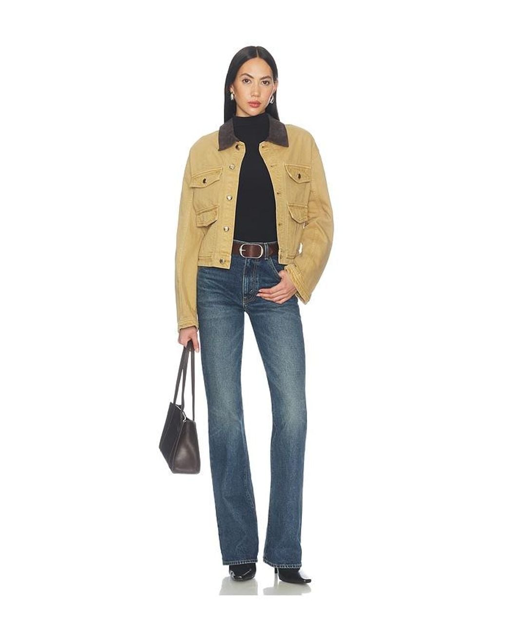 DL1961 Blue Boxy Denim Jacket