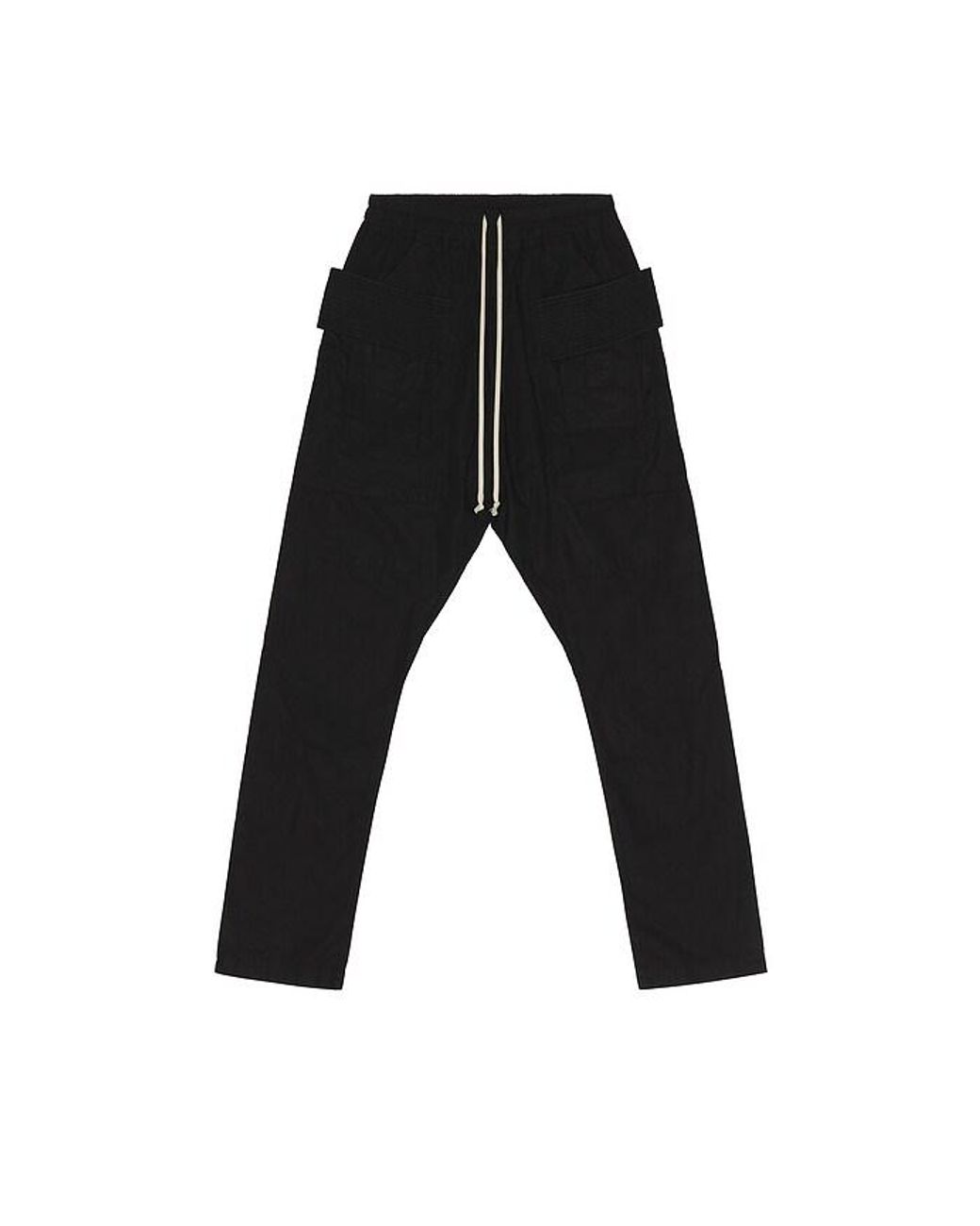 Rick Owens Black Creatch Cargo Drawstring for men
