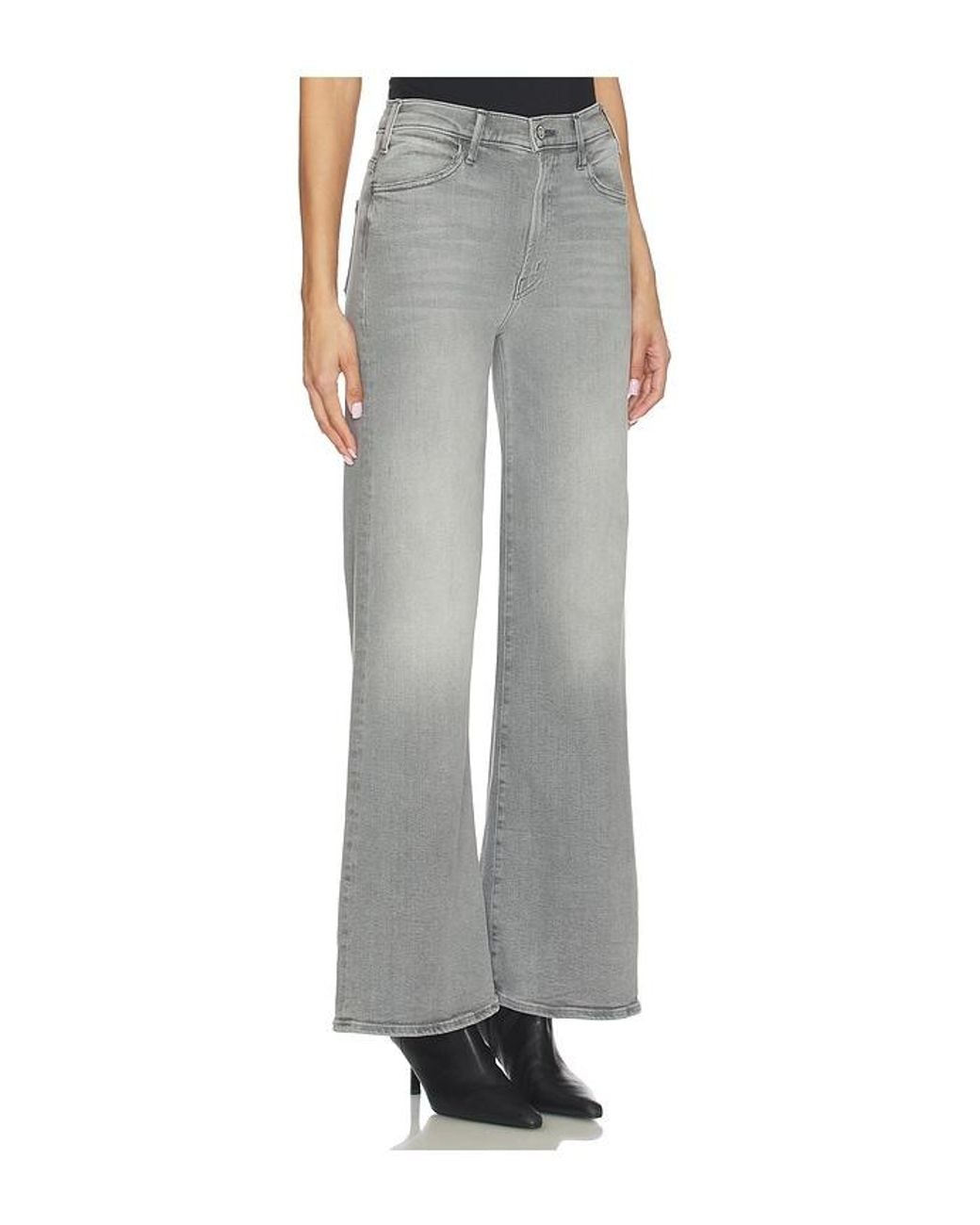 Mother Gray The Hustler Roller Skimp Jeans