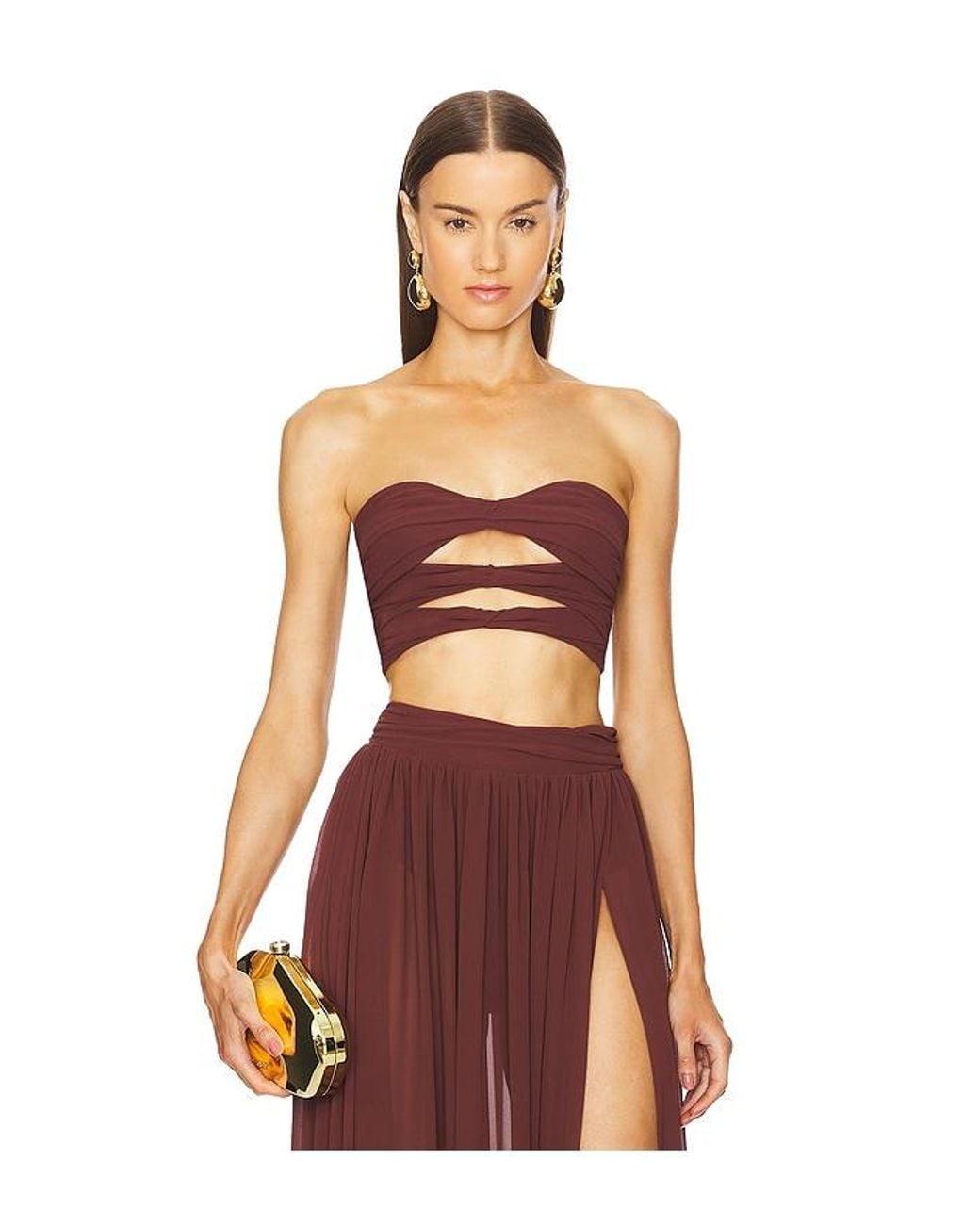 Michael Costello Red X Revolve Acacia Top