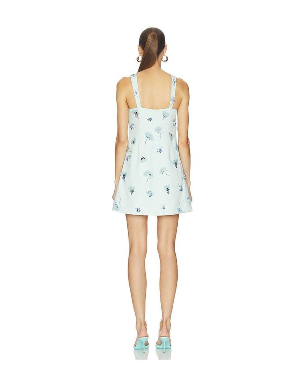 Jonathan Simkhai Blue Ella Embellished Mini Dress