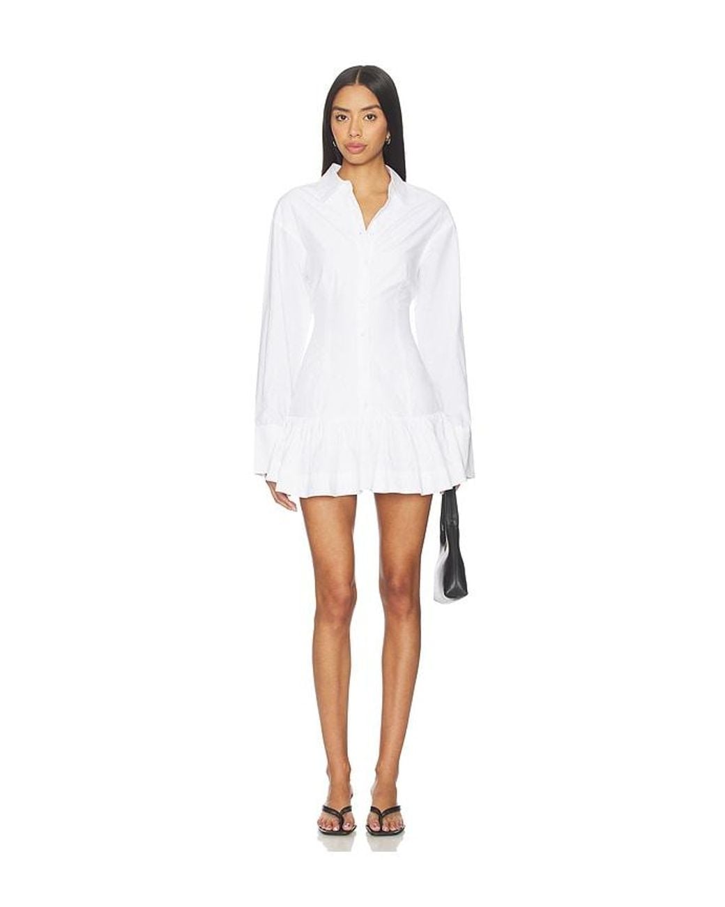 Nia White Rayo Dress