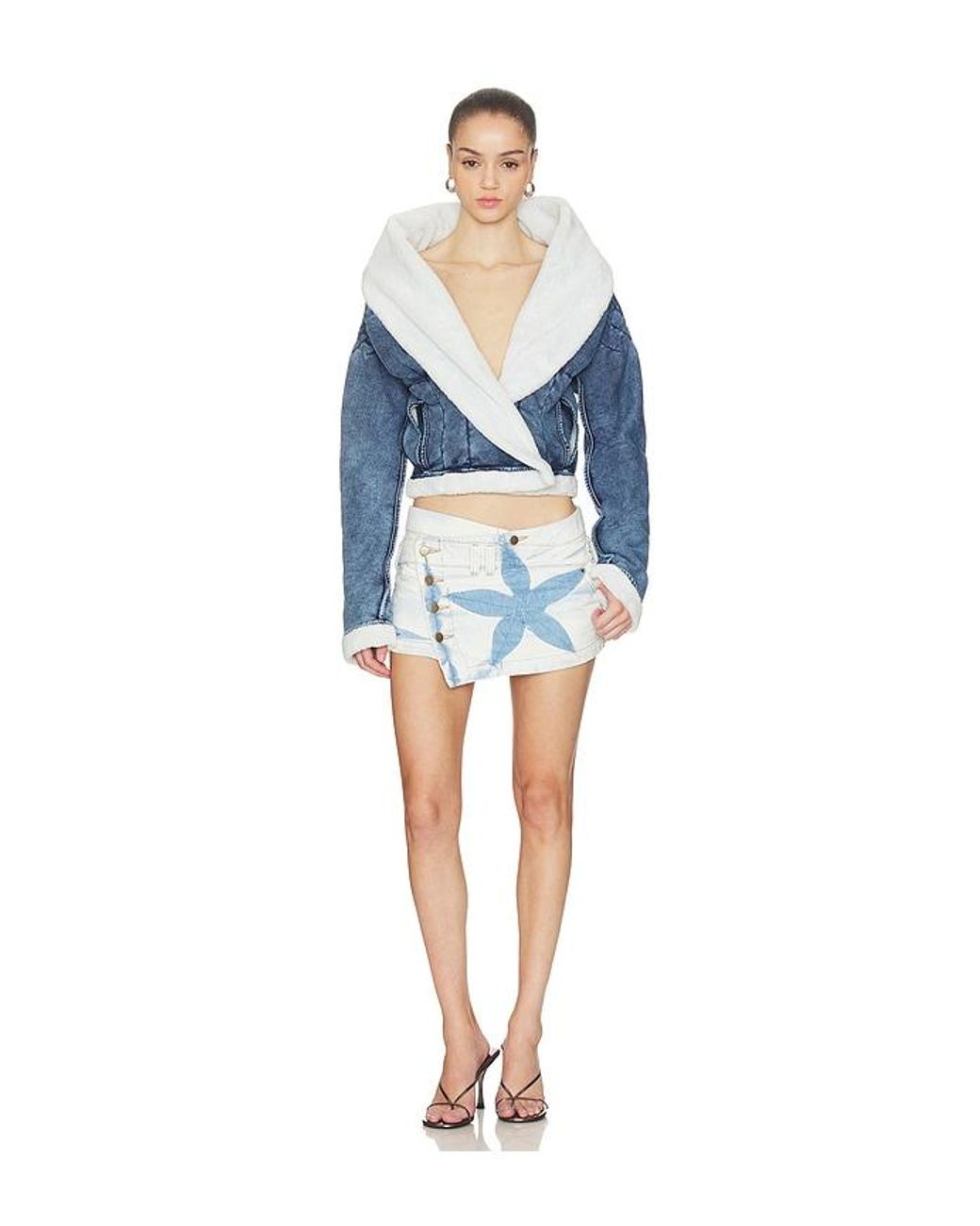 MASHA POPOVA Blue Bathrobe Vortex Jacket