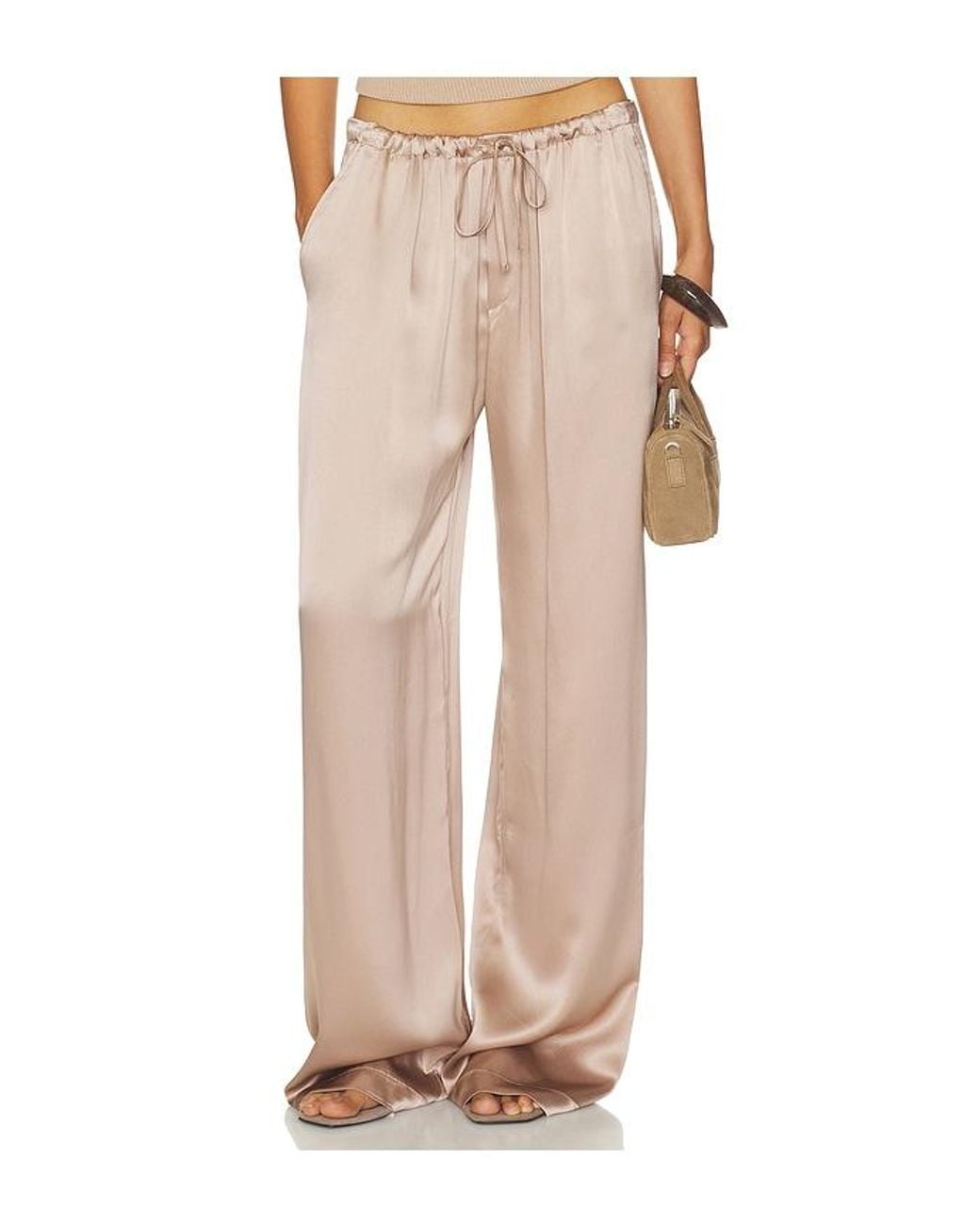 SABLYN Natural Silk Gemma Pull On Straight Leg Pant