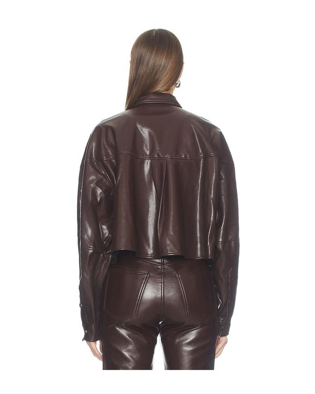 Agolde Brown Agnes Shirt