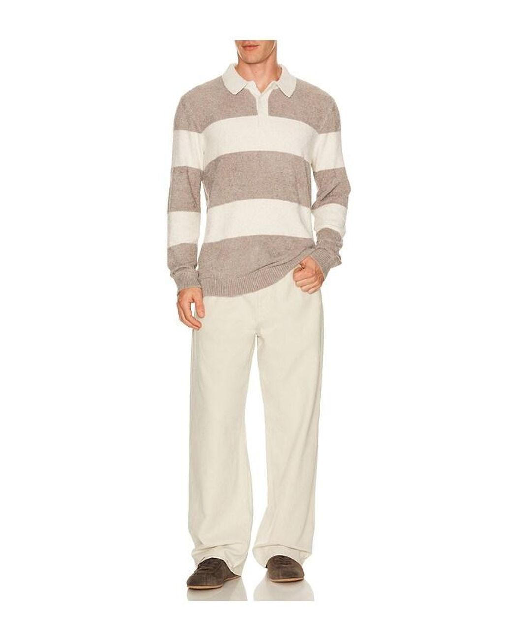 Barefoot Dreams Natural Rugby for men