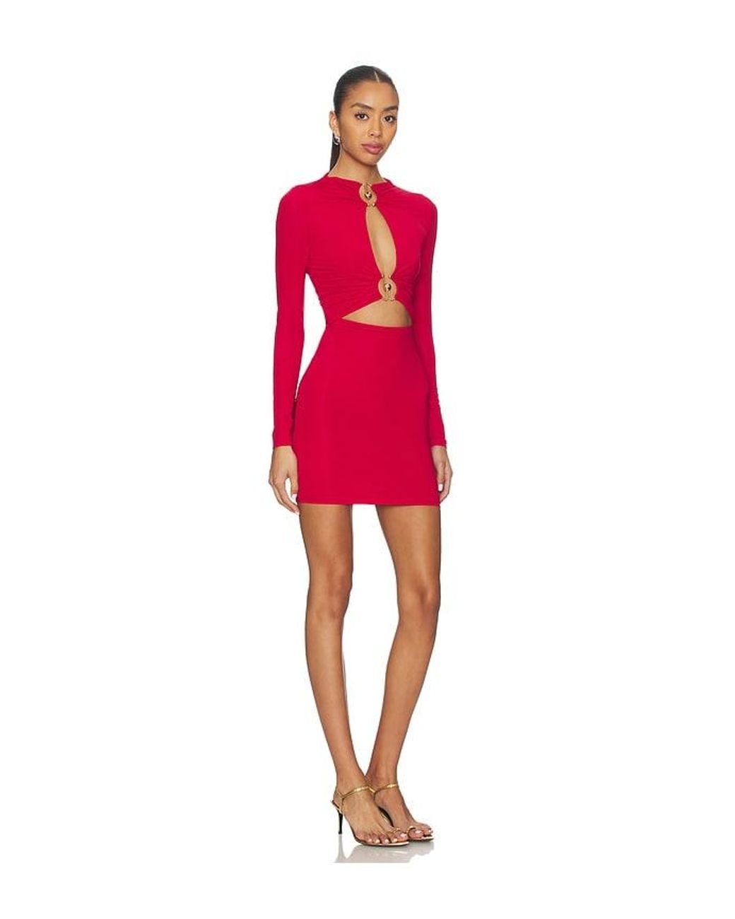 superdown Red Sarah Cut Out Dress