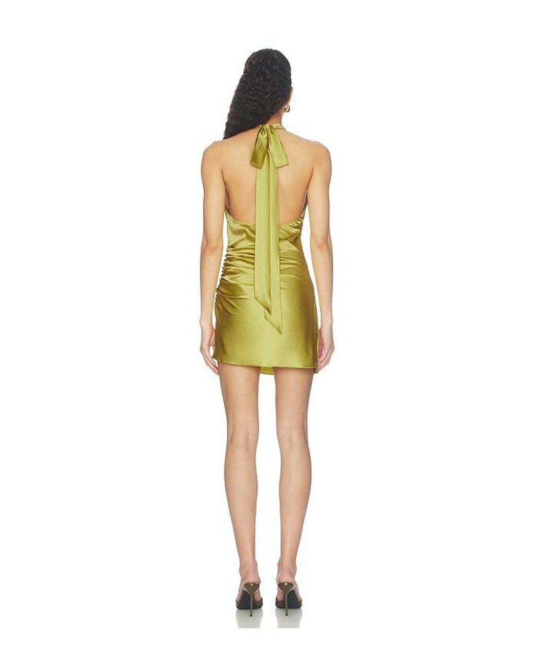 Stone Cold Fox Yellow X Revolve Ellie Halter Mini Dress