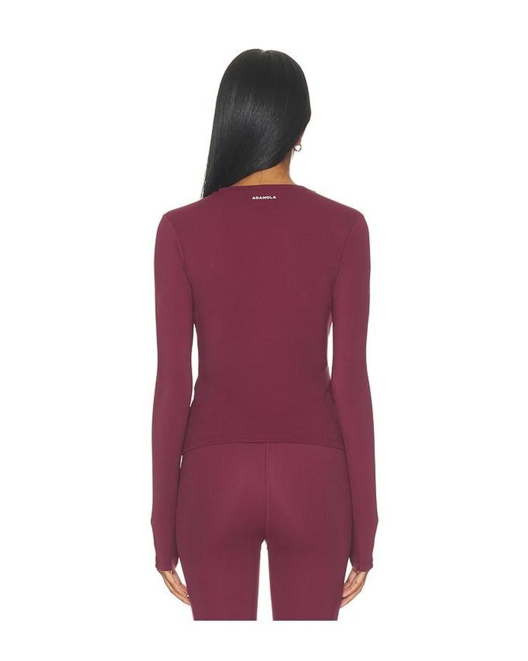 ADANOLA Red Ultimate Long Sleeve Top