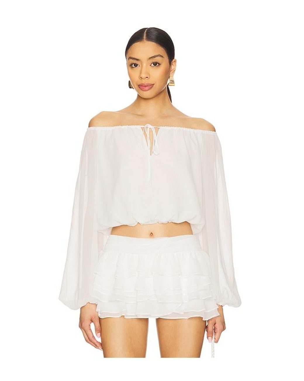 Amanda Uprichard White Dallas Top