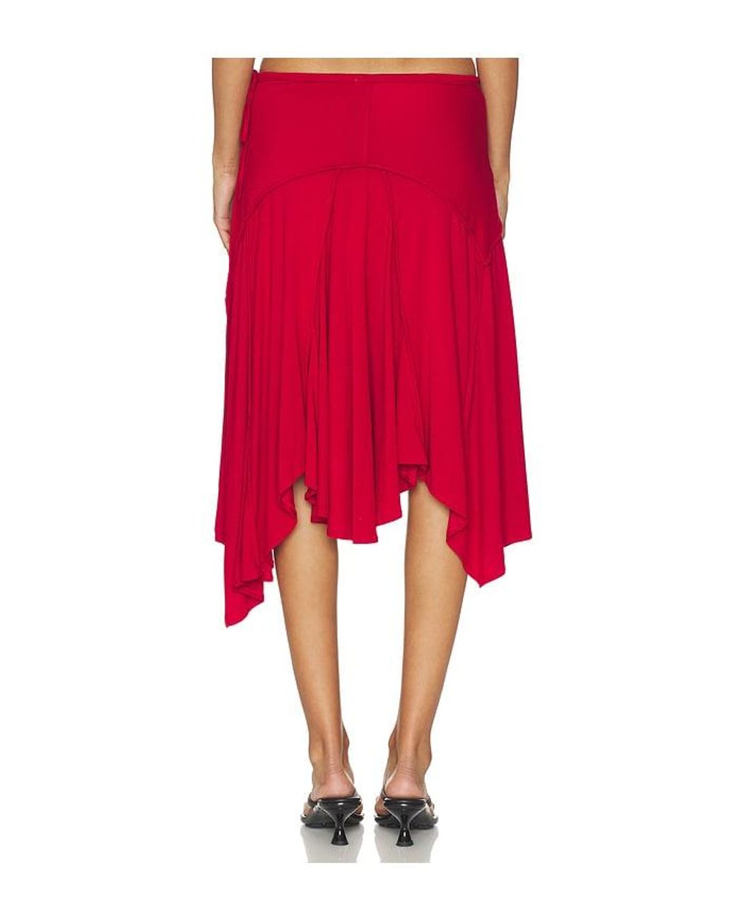 With Jean Red X Revolve Sharni Skirt
