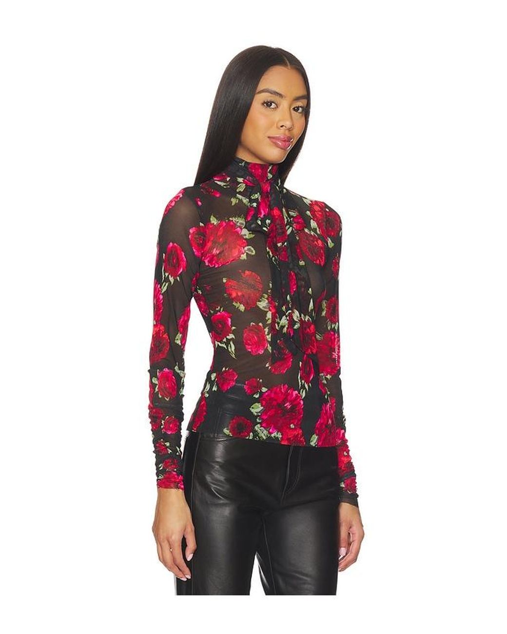 AFRM Red Julien Blouse