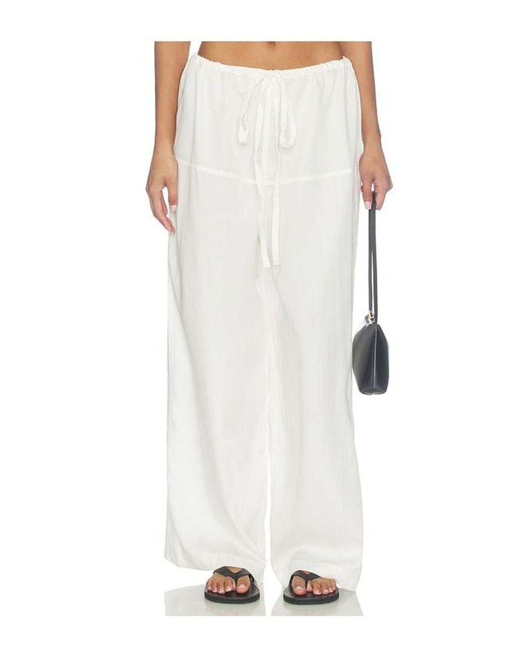 With Jean White Norah Pant