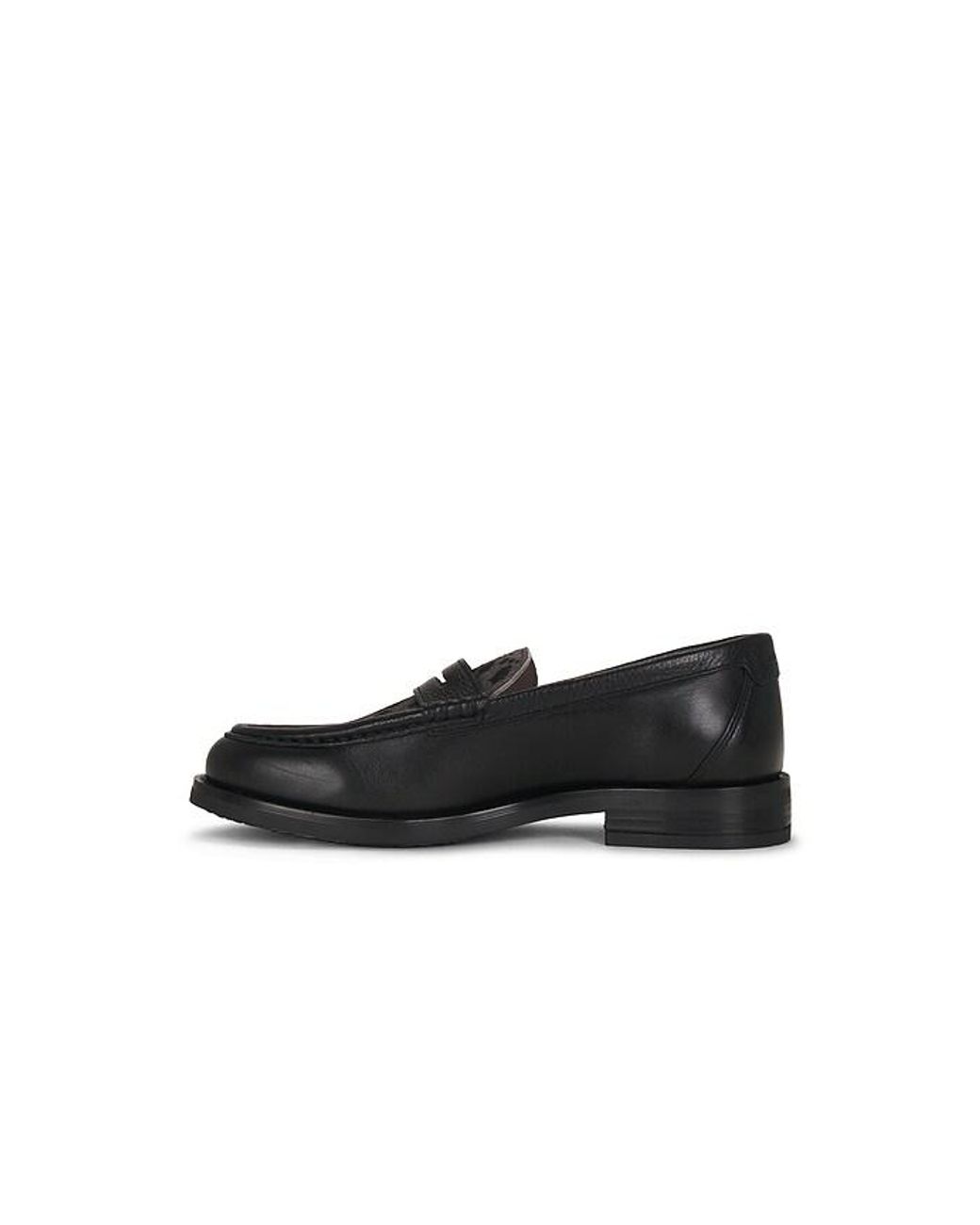 AllSaints Black Bloom Pony Loafer for men