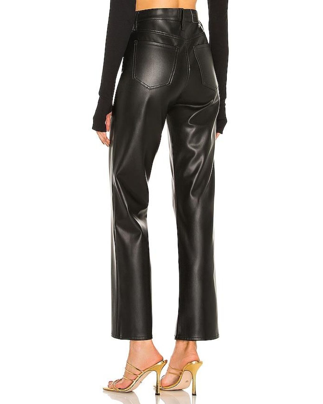 Pistola Black X Revolve Cassie Super High Straight Pant