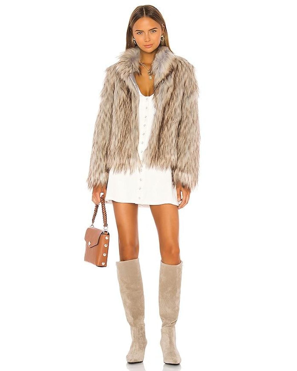 Unreal Fur Multicolor Faux Fur Jacket