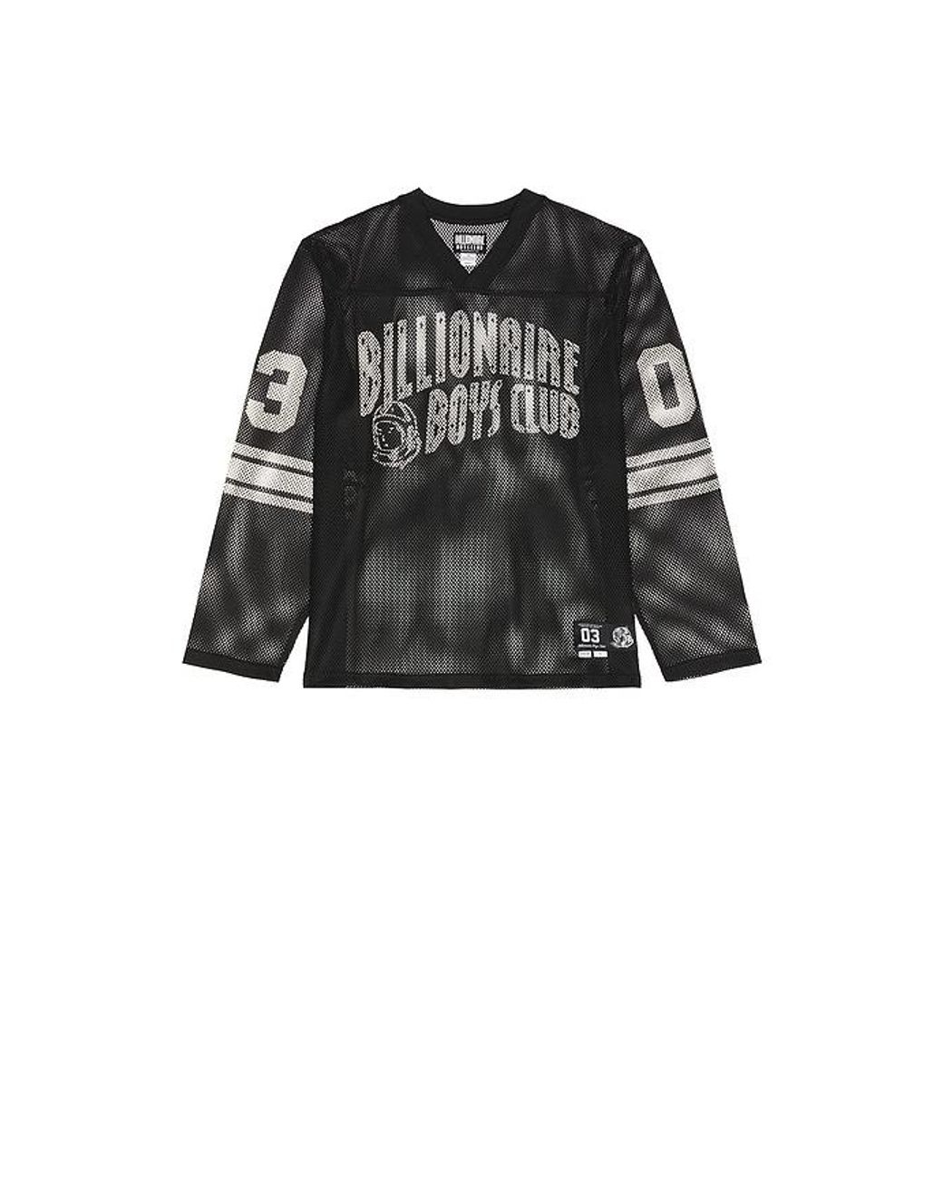 BBCICECREAM Black Zone Long Sleeve Mesh Tee for men