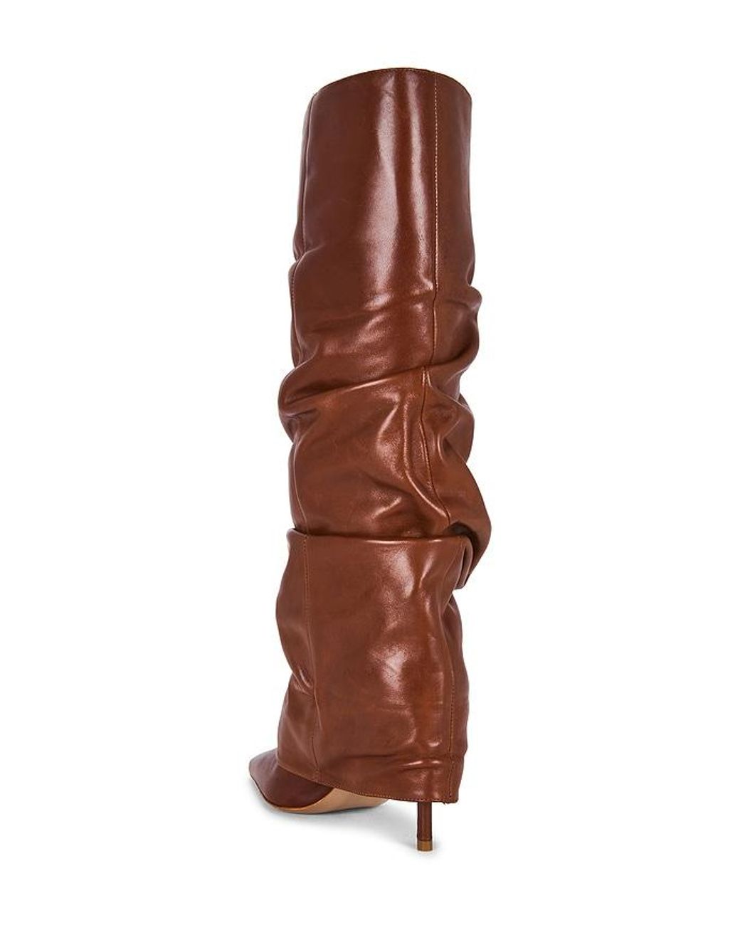 SCHUTZ SHOES Brown Mikki Up Cloak Boot
