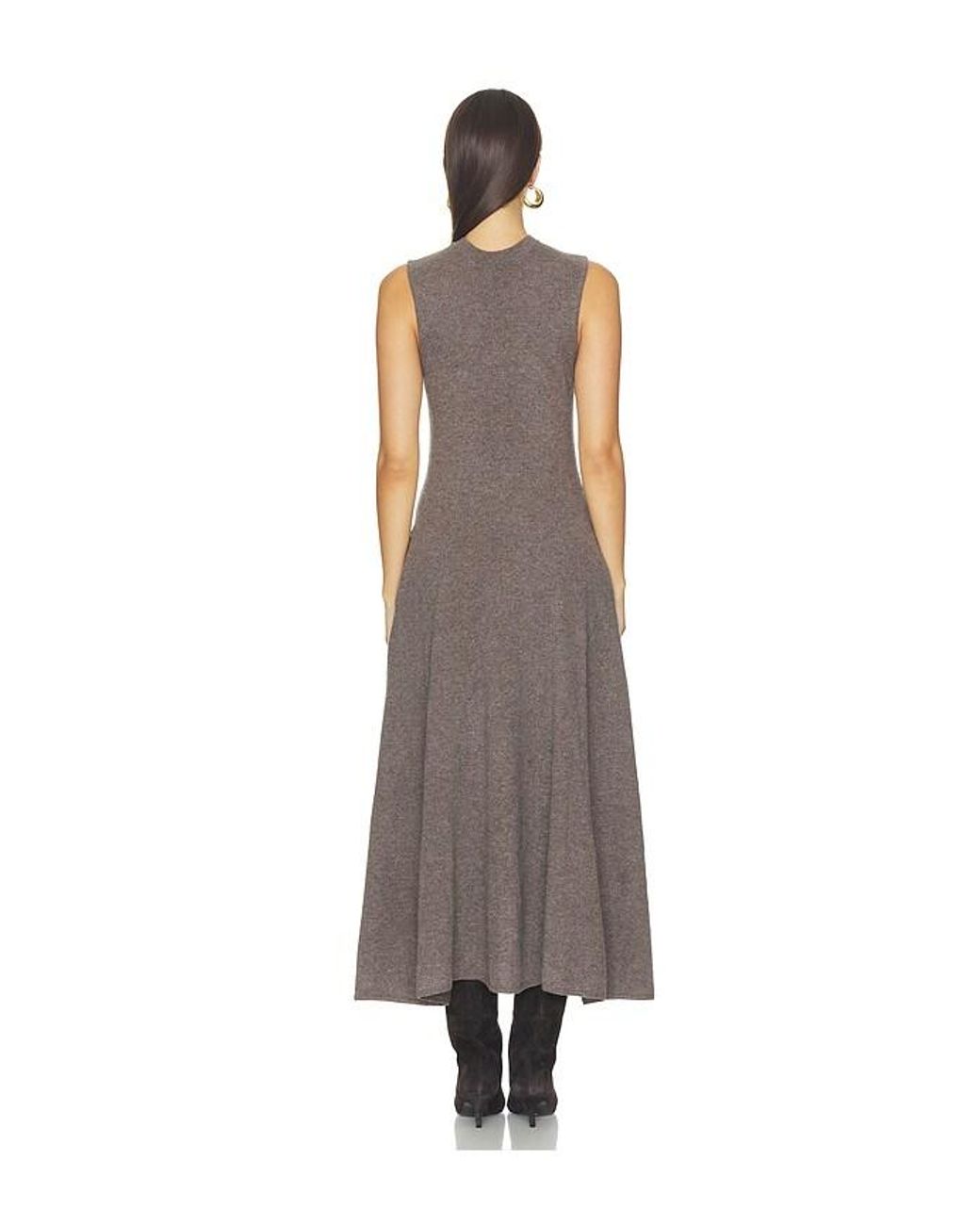 NAADAM Brown Cashmino Reversible Dress