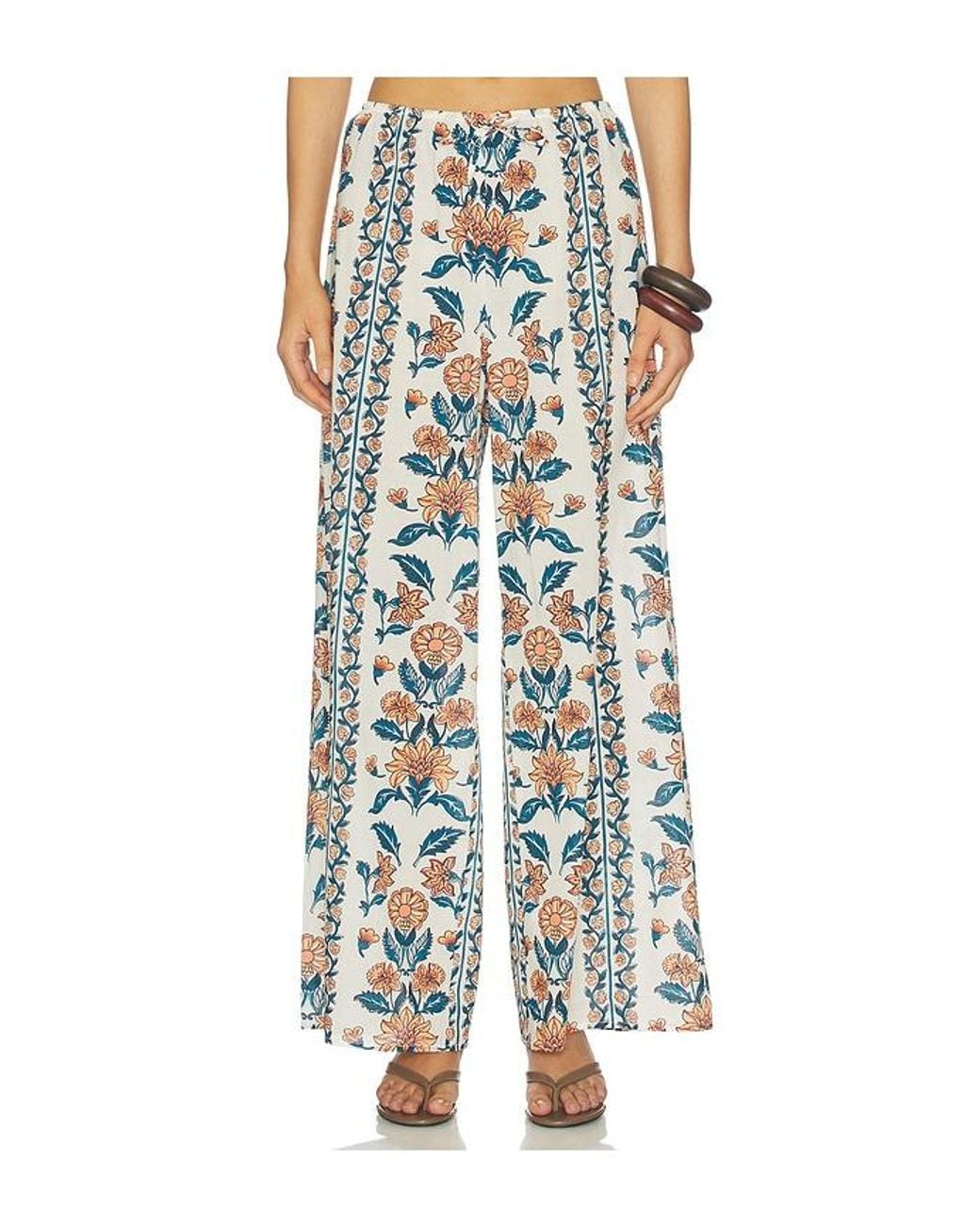 Montce Multicolor Drawstring Wide Leg Pant