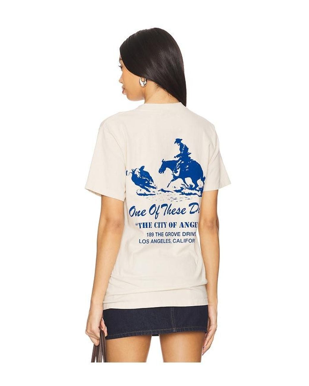 One Of These Days Blue X Fwrd The City Of Angels Tee