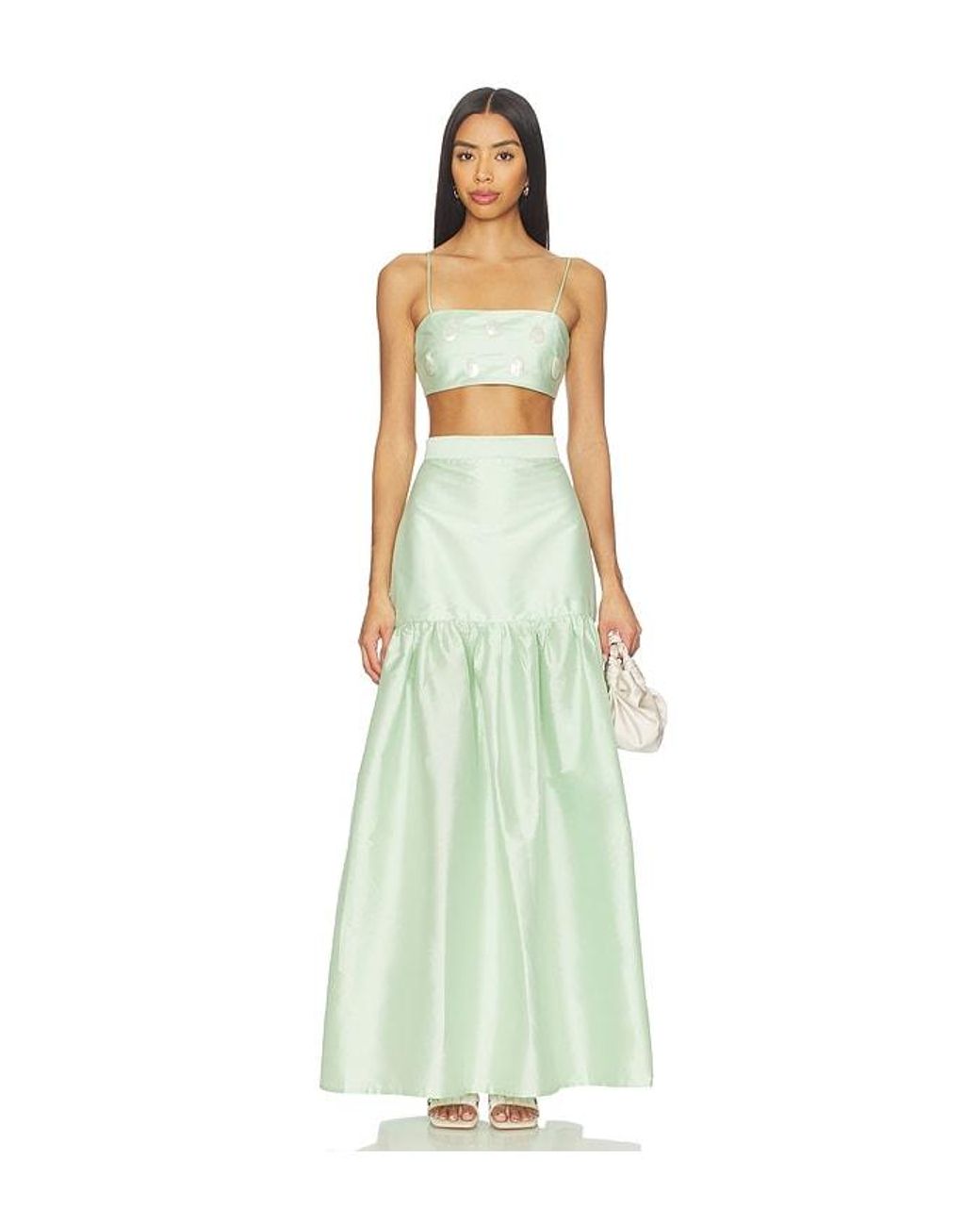 Maylé Vásquez Green Tesoro Skirt