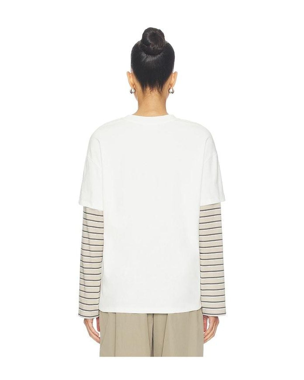 superdown White Azariah Long Sleeve Top